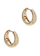 Yvonne Leon Paires De Creoles Berlingot 9kt Gold Hoop Earrings - One Size