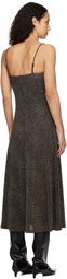Beaufille Black Ariel Midi Dress