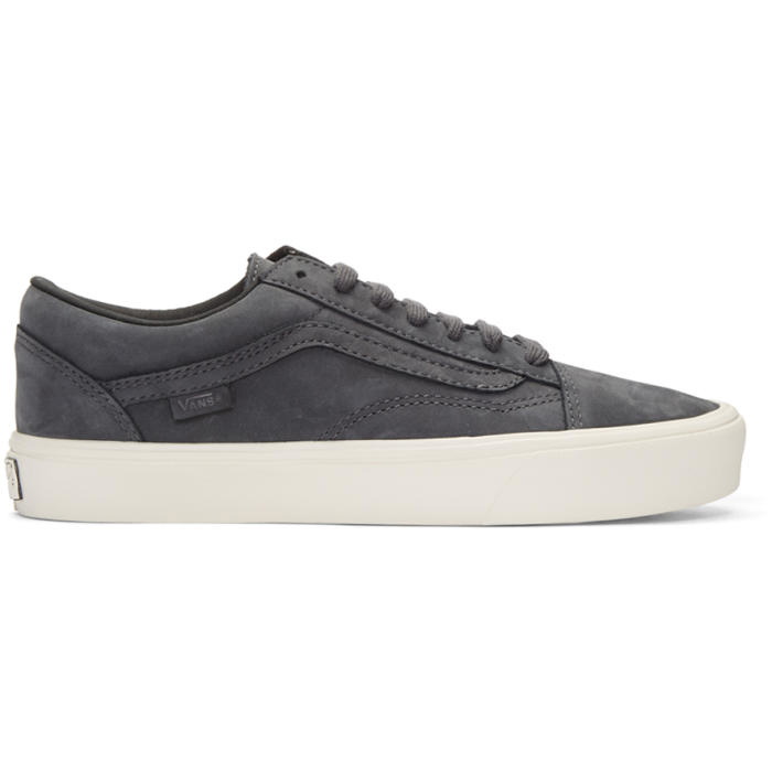 Photo: Vans Grey Nubuck Old Skool Lite LX Sneakers