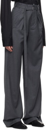 Ann Demeulemeester Gray Linna High-Comfort Trousers