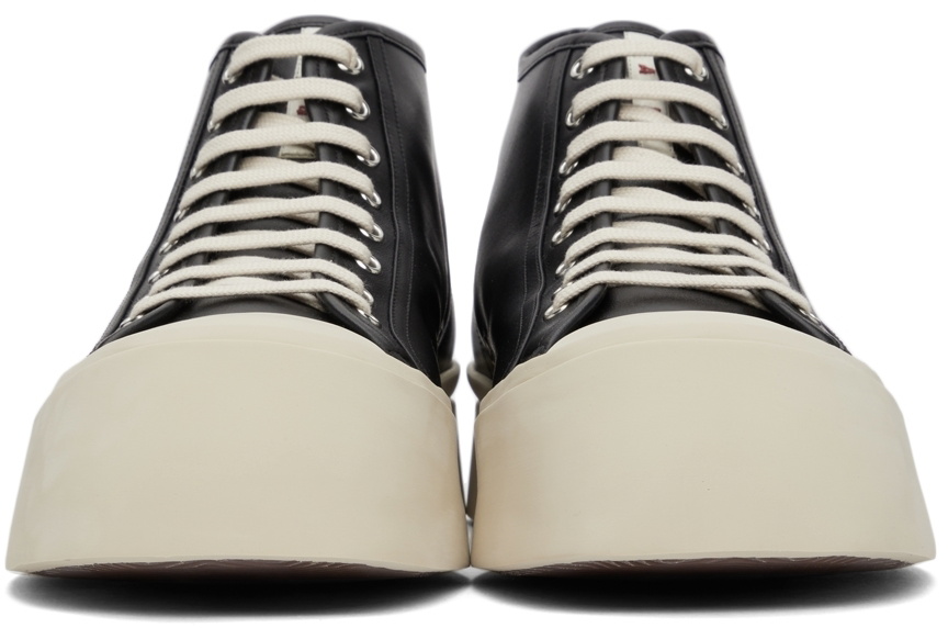Marni Black Leather Pablo High-Top Sneakers