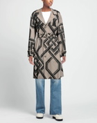 Koché Womens Overcoat & Trench Coat Khaki