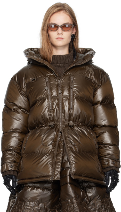 Photo: Cecilie Bahnsen Brown The North Face Edition Himalayan Down Jacket