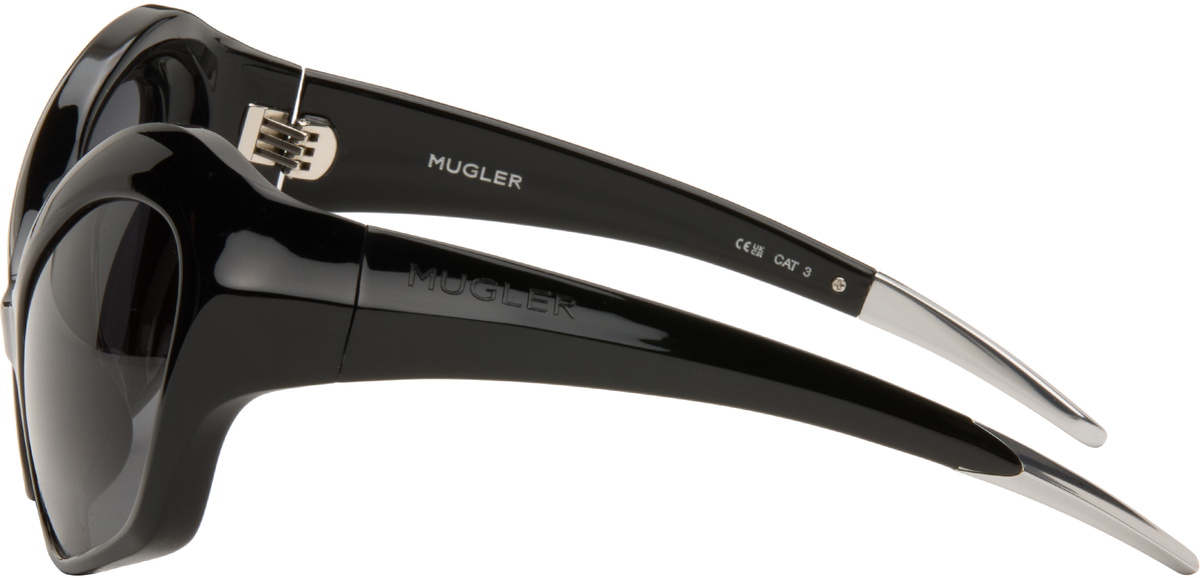 Mugler Black Cat Eye Sunglasses