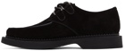 Saint Laurent Black Suede Teddy Derbys