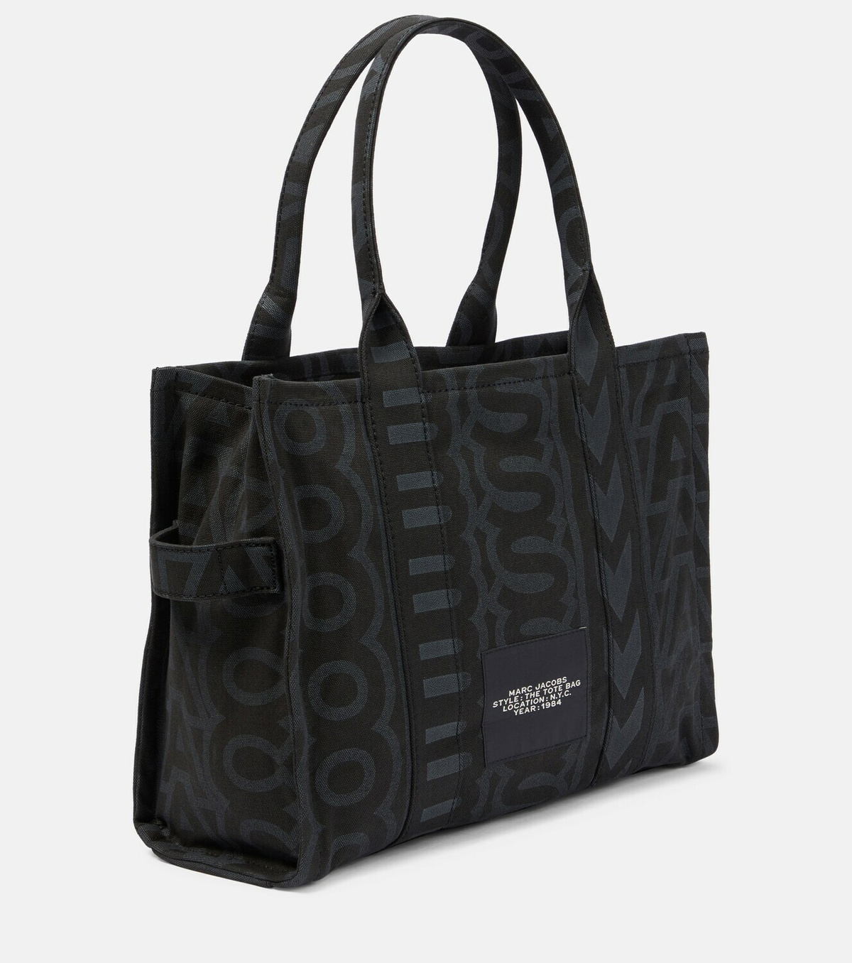 トートバッグ Marc Jacobs The Large Denim Tote Bag Marc Jacobs The Large Denim-Jacquard Tote Bag