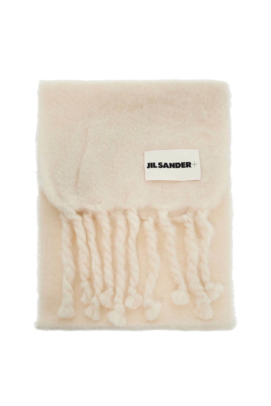 Photo: Jil Sander White Mohair Blend Scarf