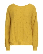 Manila Grace Womens Sweater Mustard
