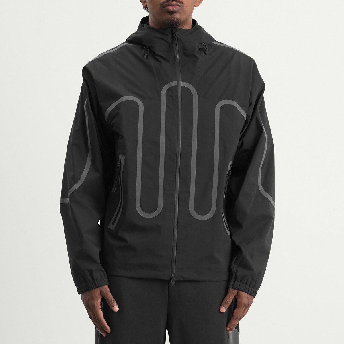 ON Men's IK Waterproof Jacket in Black