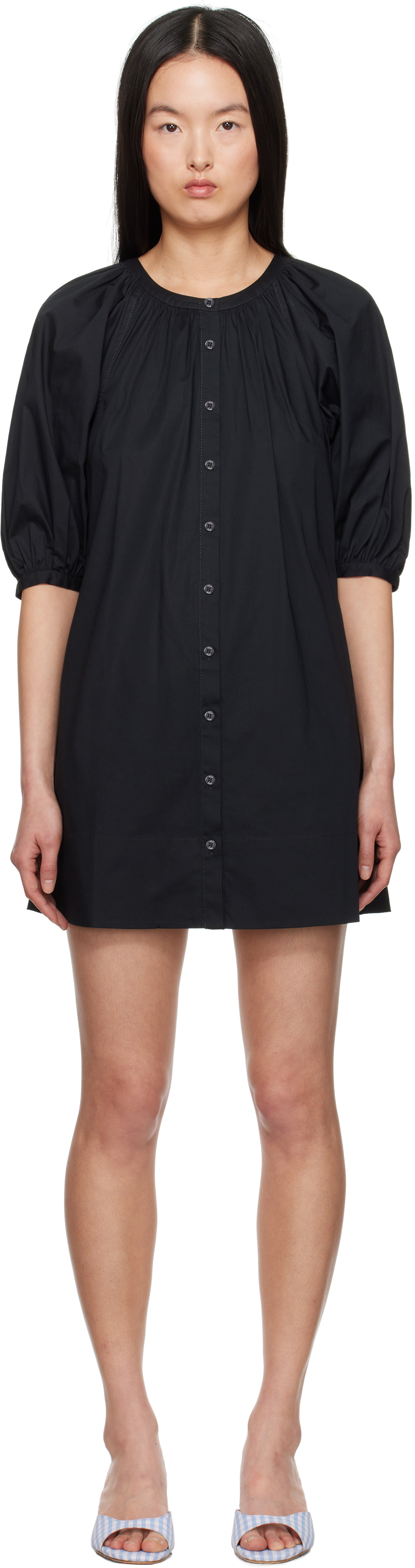 Staud Store Staud Black Vincent Minidress Staud