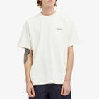 Percival Men's Call 0800 Long Sleeve T-Shirt in Ecru