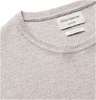 Oliver Spencer Loungewear - Miverton Slim-Fit Ribbed Recycled Cotton-Blend T-Shirt - Gray