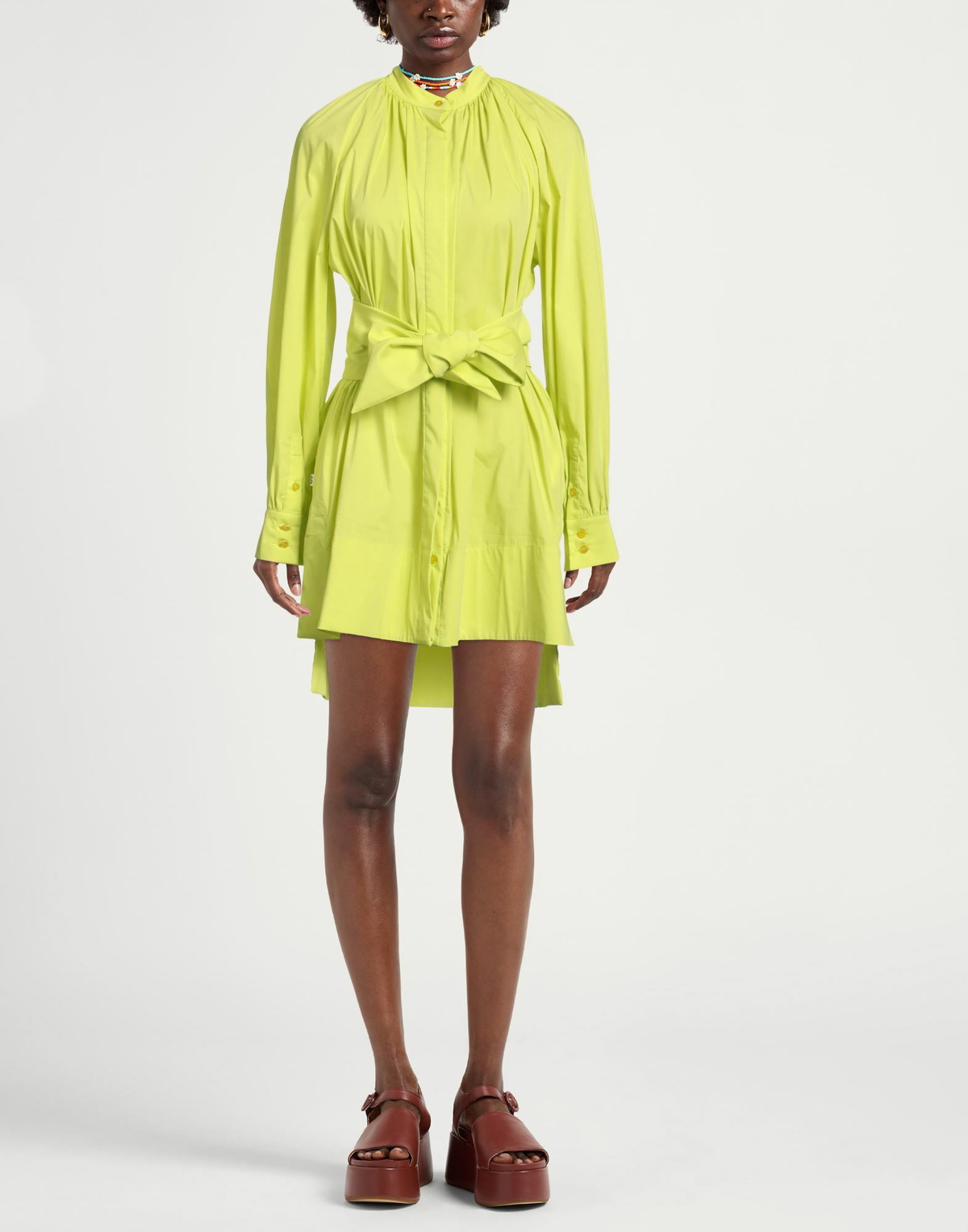 Jijil Womens Mini dress Lime in Green
