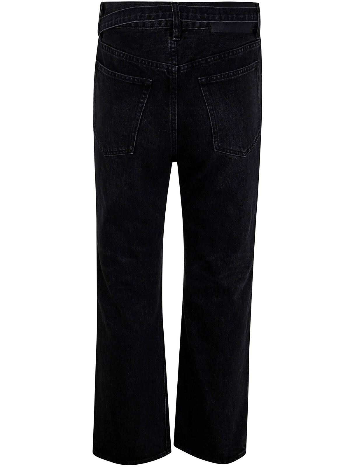 Sacai Boot Cut Denim Pants in Black