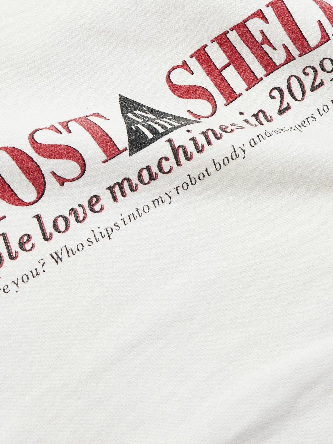 SAINT MXXXXXX - Ghost in the Shell Printed Cotton-Jersey Sweatshirt - White