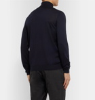 Hugo Boss - Slim-Fit Virgin Wool Rollneck Sweater - Blue