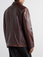 Studio Nicholson - Leather Jacket - Brown