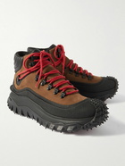 Moncler - Trailgrip GTX Leather Hiking Boots - Red
