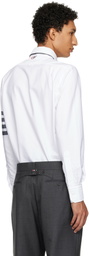 Thom Browne White Oxford 4-Bar Shirt