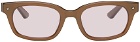 BONNIE CLYDE Brown Checkmate Sunglasses
