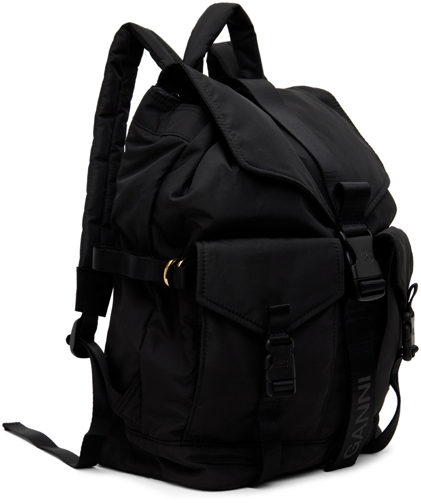 GANNI Black Tech Backpack GANNI