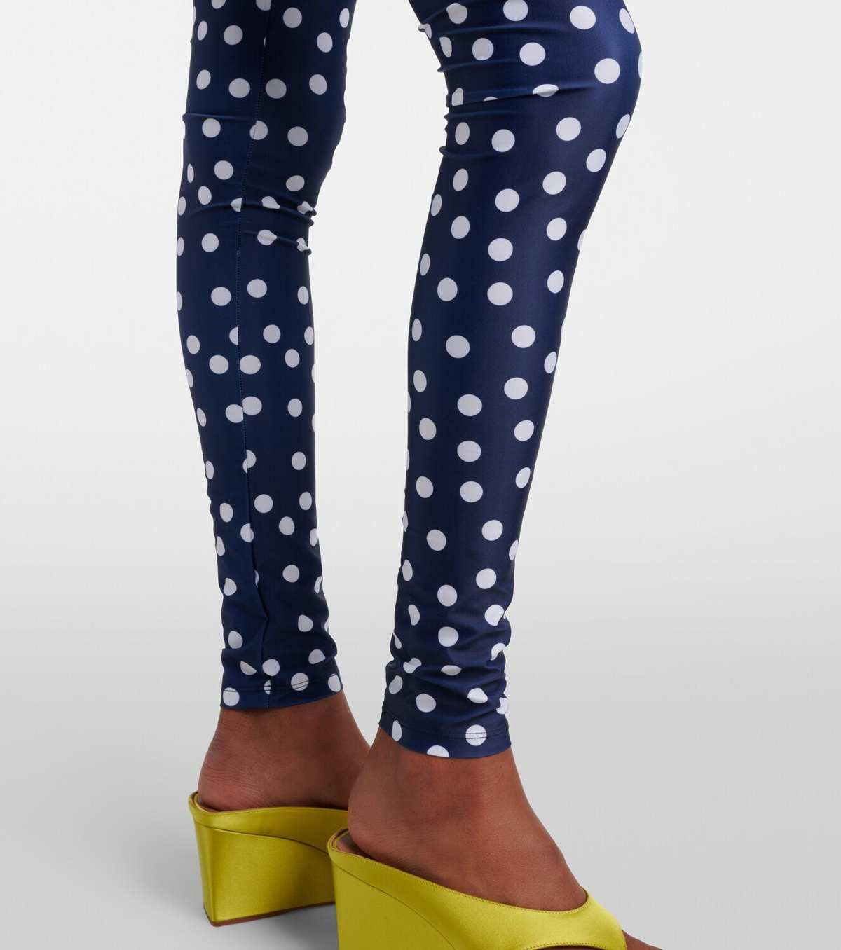 Jean Paul Gaultier Polka-dot jersey leggings
