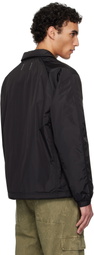 Reigning Champ Black ECONYL Satin Nylon Coach's Jacket