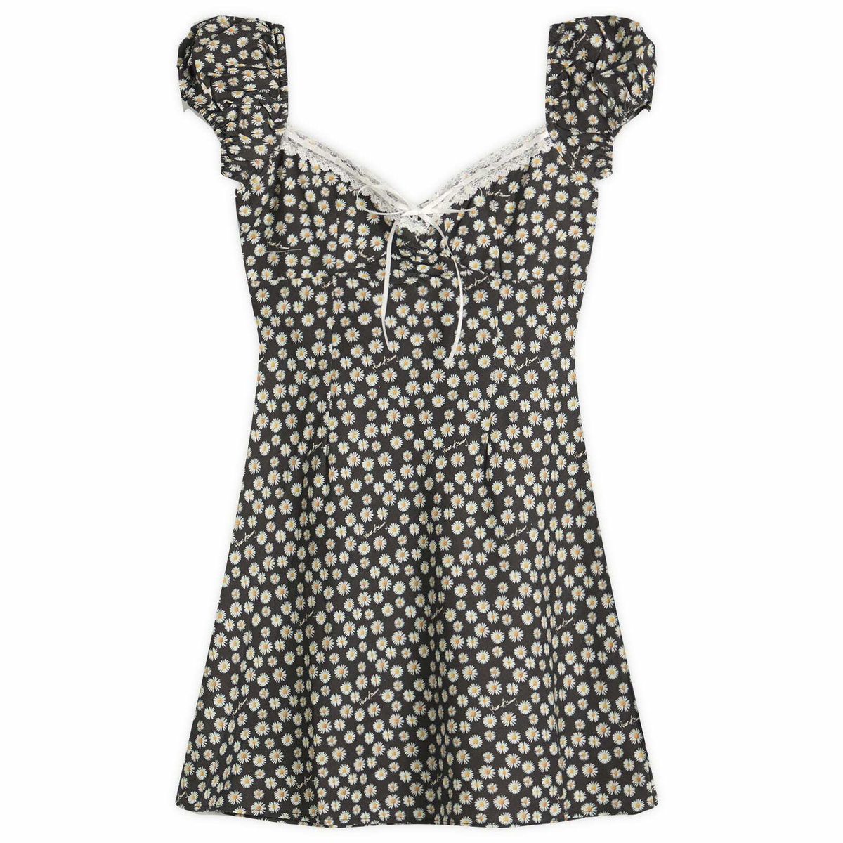 House Of Sunny Women's Ditsy Daisy Mini Dress in Multi