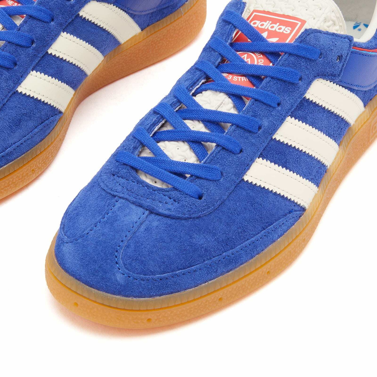 BIGSALE！！adidas HANDBALL SPZL 23.0 Adidas SPZL Handball Cup in Semi Lucid Blue/Cream White/Gum