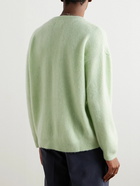 SSAM - Brushed Cashmere Sweater - Green