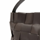 ST. Agni Women's Woven Large Tote in Chocolate 