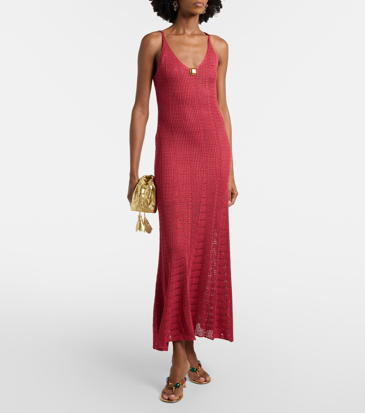 ViX Paula Hermanny Reese midi dress