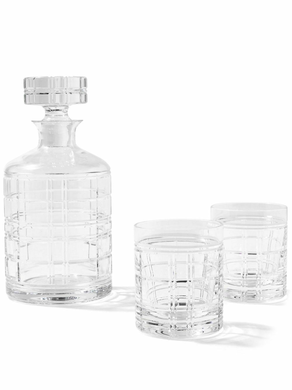 Ralph Lauren Home Hudson Plaid Glass Gift Set