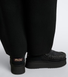 Mou Mini shearling-lined suede ankle boots