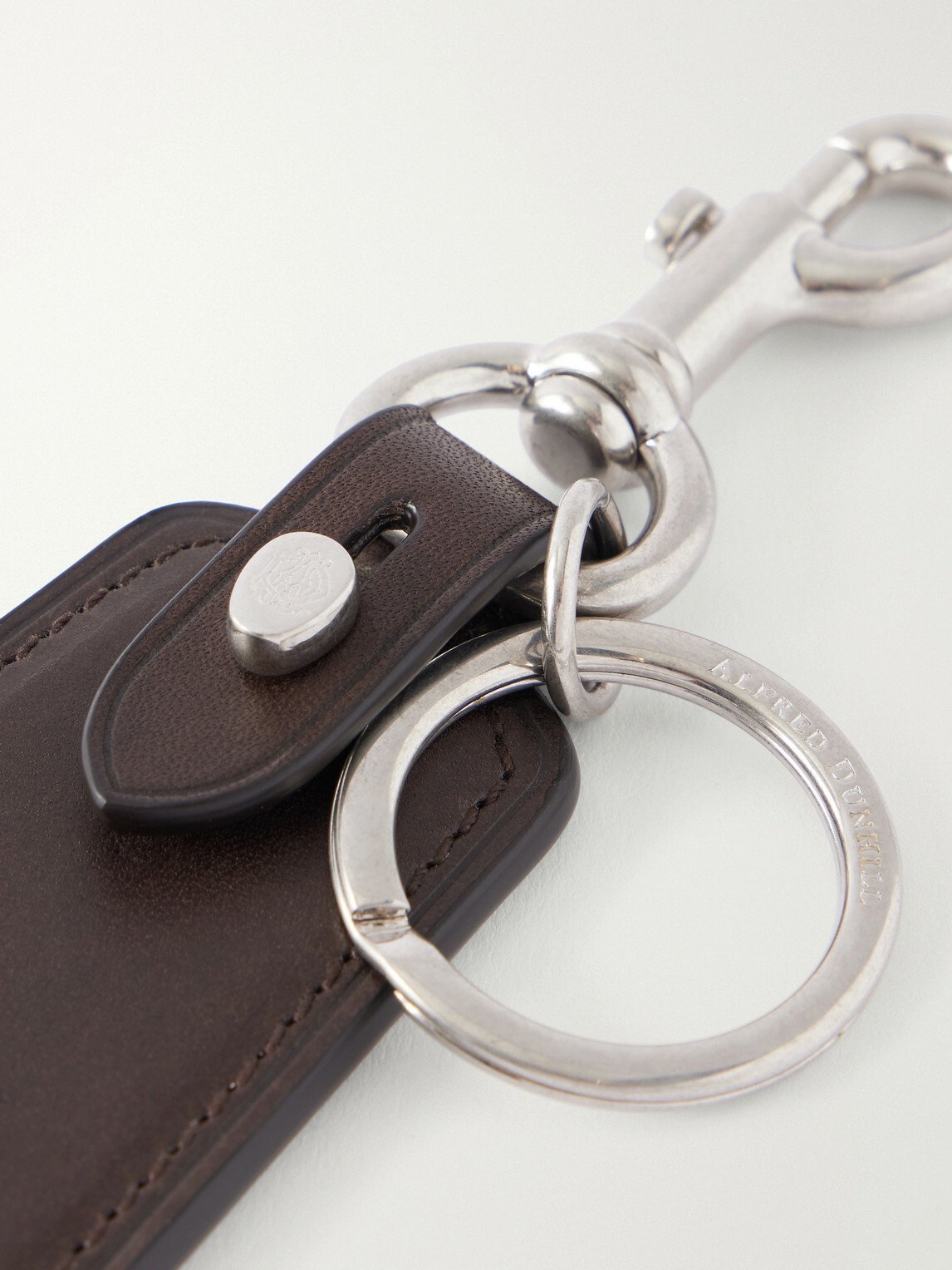 Dunhill - Century Bridle Leather Keyring - Brown