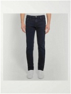 FRAME - L'Homme Slim-Fit Dry Denim Jeans - Blue