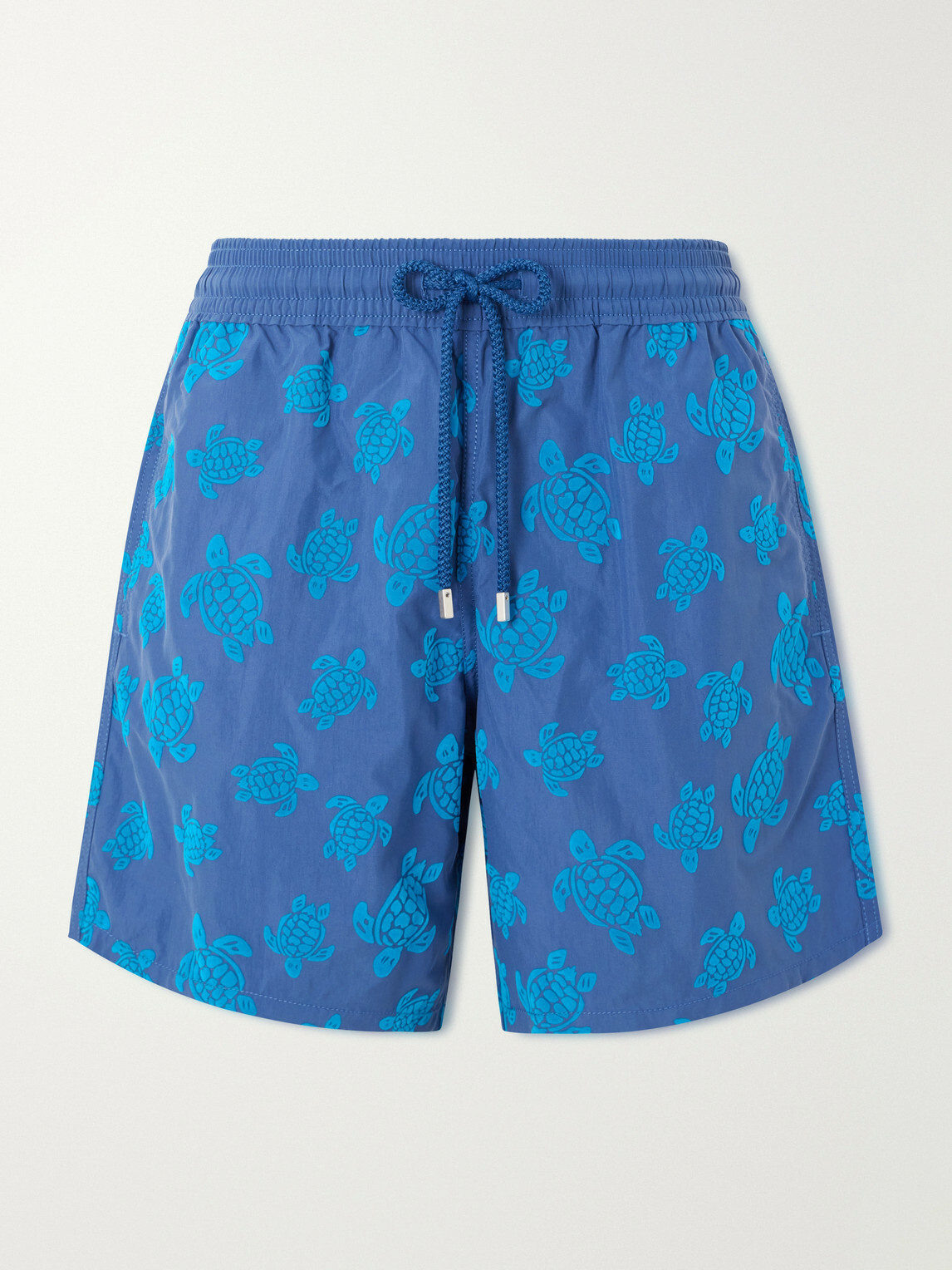 Vilebrequin - Moorea Straight-Leg Mid-Length Printed Recycled Swim Shorts - Blue