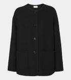 The Row Quintus wool and cashmere-blend jacket
