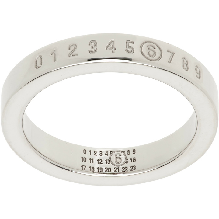 Photo: MM6 Maison Margiela Numeric Minimal Signature Ring