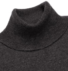 Mr P. - Slim-Fit Merino Wool Rollneck Sweater - Men - Gray