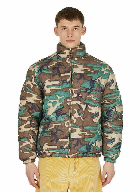 Photo: Camouflage Quilted Jacket in Green