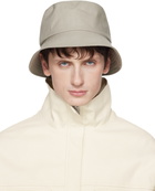 Rier Beige Cotton Bucket Hat