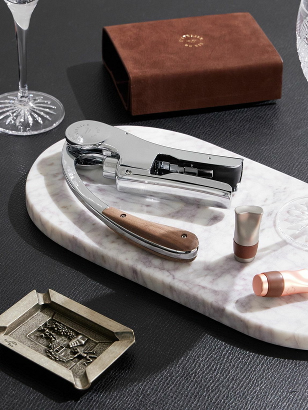 Photo: L'Atelier Du Vin - Oeno Motion® Nomad Silver-Tone and Walnut Corkscrew
