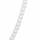 AMI Paris Men's Heart Chain Necklace in Silver