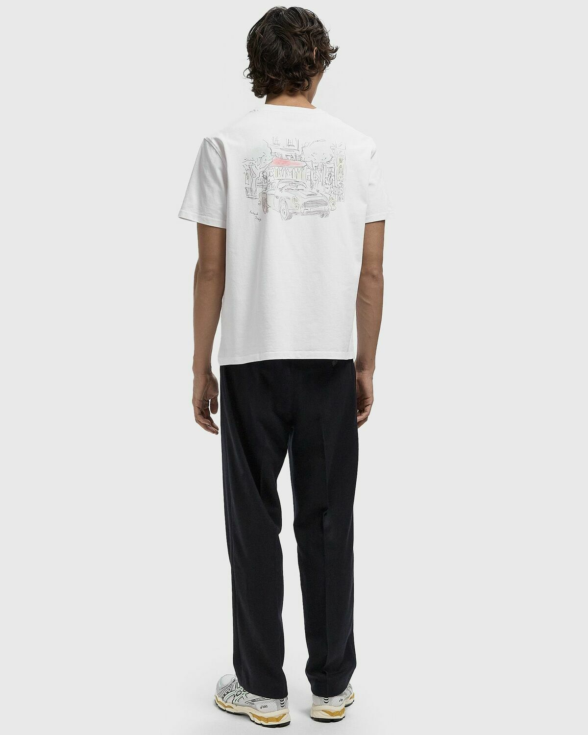 Edmmond Studios SAVILE ROW White Mens Shortsleefe