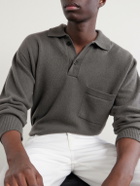 Margaret Howell - Merino Wool and Cashmere-Blend Polo Sweater - Brown