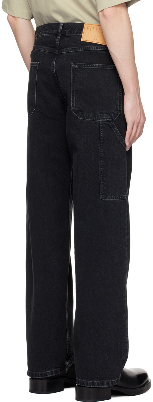 Filippa K Black Baggy Jeans
