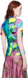 Conner Ives Multicolor Printed T-Shirt