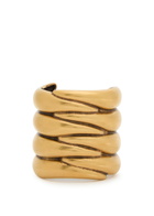Khaite Cyclone Antique Sculpted 18kt Gold-plated Cuff - One Size