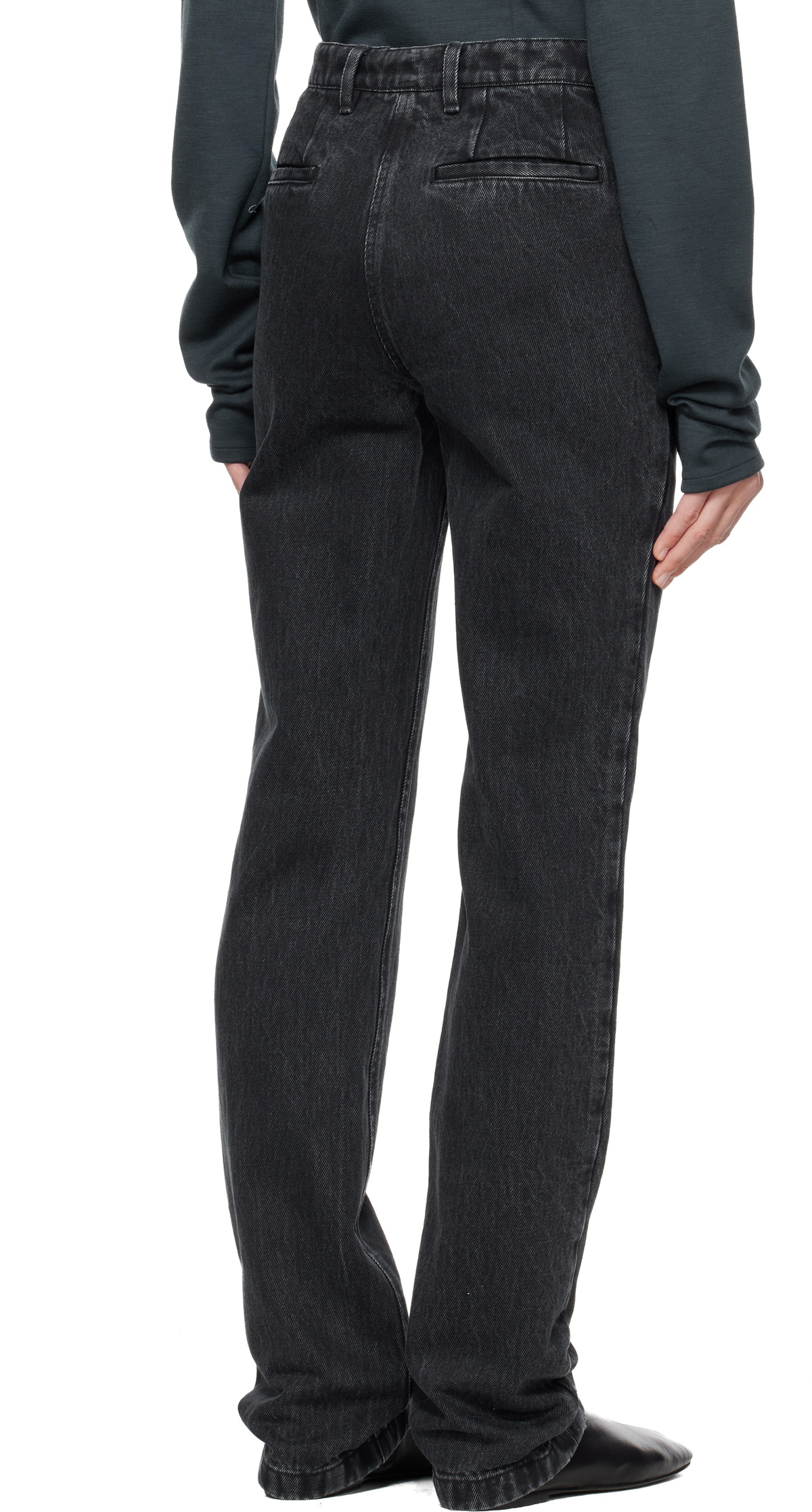 Rier Black Faded Jeans